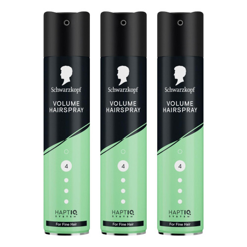 Schwarzkopf SK Styling Hair Spray Volume HL4, 250ml, 3 Pack