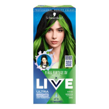 LIVE Ultra Brights 086 Vivid Green Semi Permanent Hair Dye Bold Colour UK