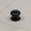 (38mm Knob) Black Kitchen Cup Handle and Knobs Cabinet Pull 4