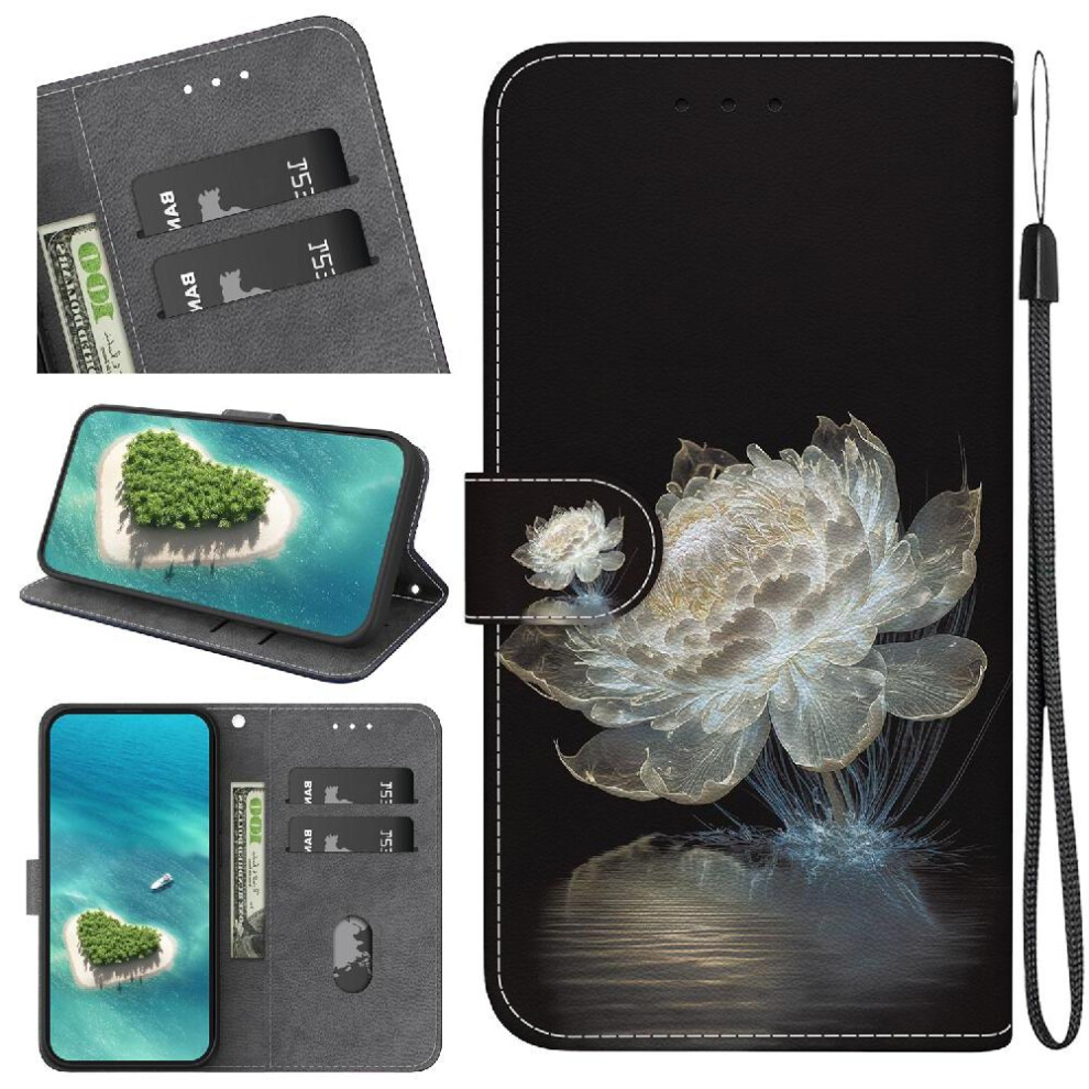 (C3 ) Flip Case For Xiaomi Poco F7 Ultra Pu Leather Card Slots Wallet Butterfly Flower Painted Magnetic Closure 764563779376