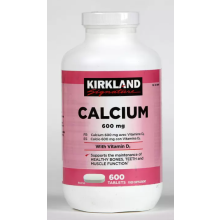 Kirkland Calcium With Vitamin D3 600mg 600 tablets