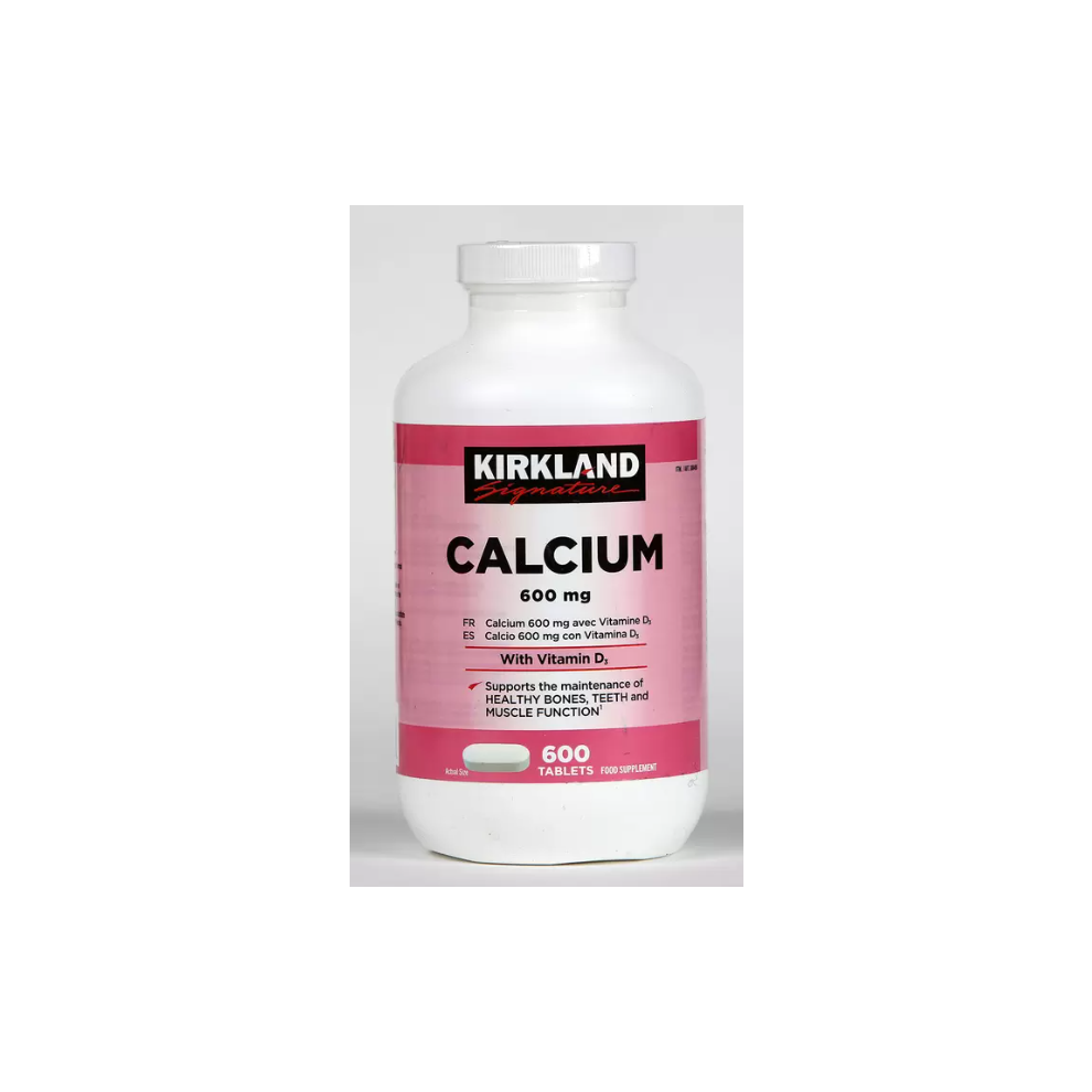 Kirkland Signature Kirkland Calcium With Vitamin D3 600Mg 600 Tablets