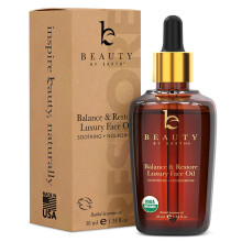 Olio viso biologico - Olio viso anti-et    alla vitamina E - Olio di rosa canina per pelli sensibili - Olio di argan per massaggio Gua Sha - Olio d