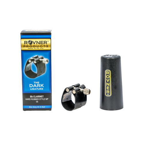 Rovner Dark 1r BB Clarinet Ligature and Cap