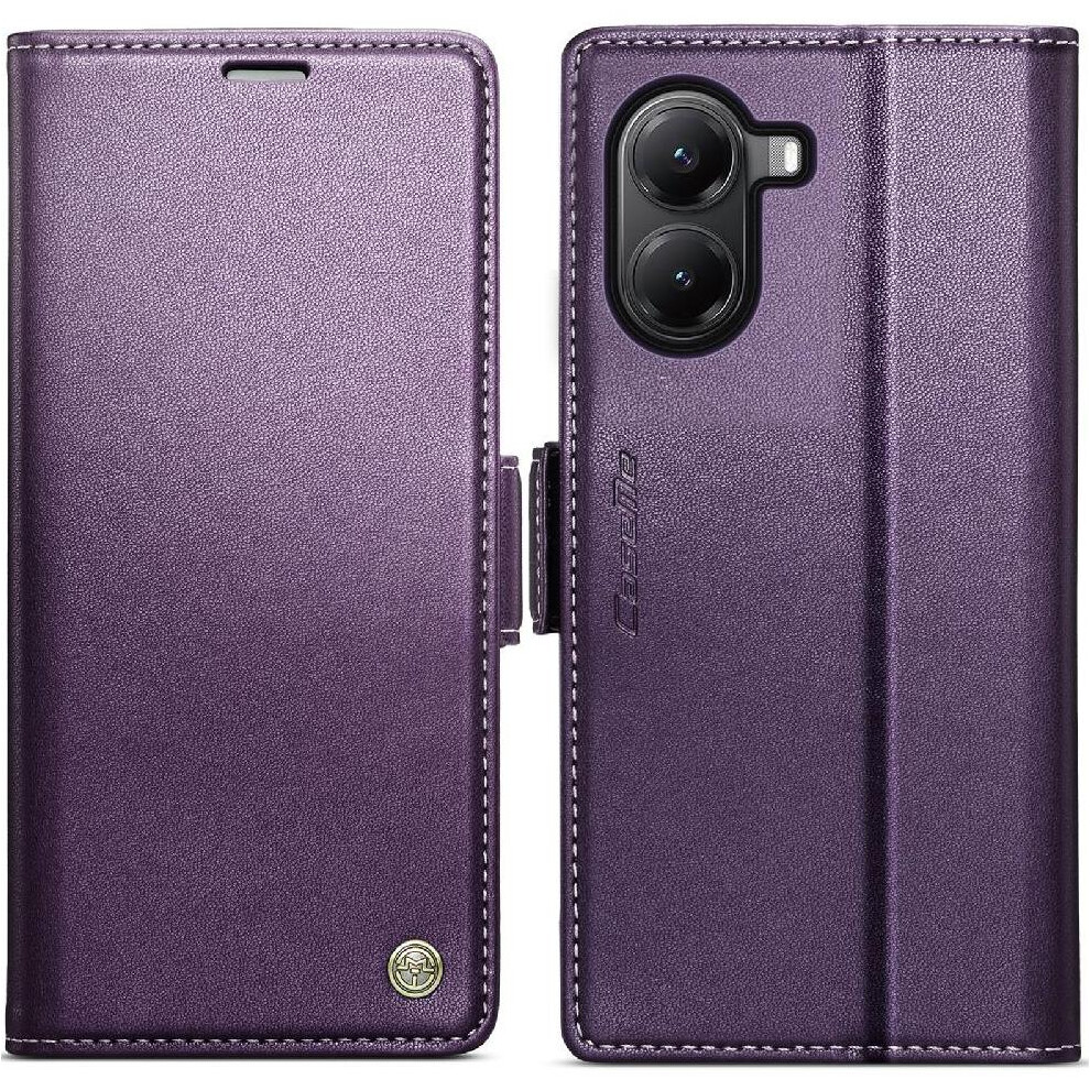 (Purple) Flip Case For Xiaomi Poco X7 Pro Wallet Case Kickstand Card Slot Shockproof Case Anti Fraud Purple 764563780525