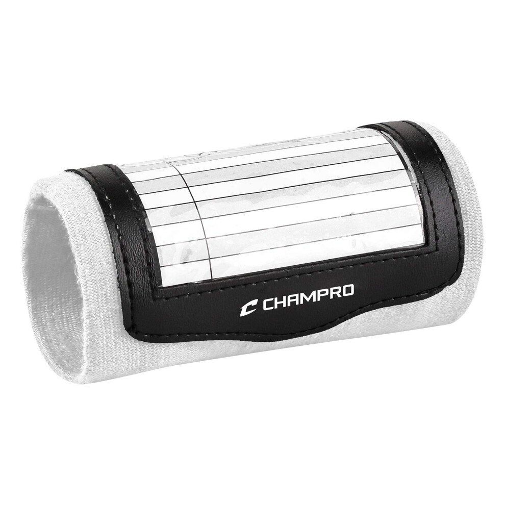Champro Polsband Playbook; Single, Jeugd, Wit (AF49YW)-image