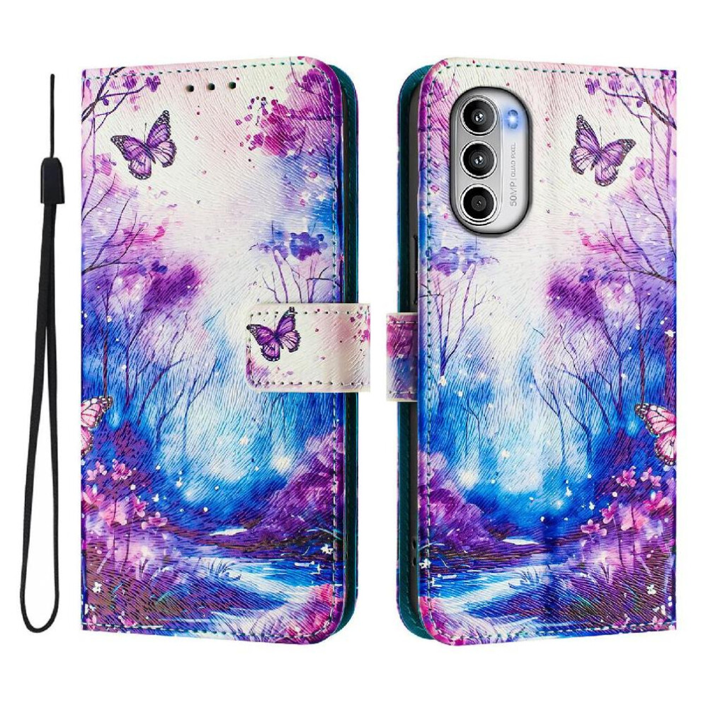 (C3 ) Case For Motorola Moto G82 5G Wallet With Credit Slot Pu Leather Pattern Flip Cover 764563781539