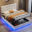 Ottoman Double Bed with LED Lighting 4