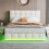 Ottoman Double Bed with LED Lighting 2