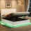 (Cream White) Ottoman Double Bed with LED Lighting 3