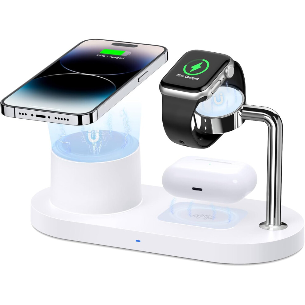 3-In-1 Magnetic Wireless Charger For Iphone, Iwatch, Airpods, Fast Charge 6976918065407