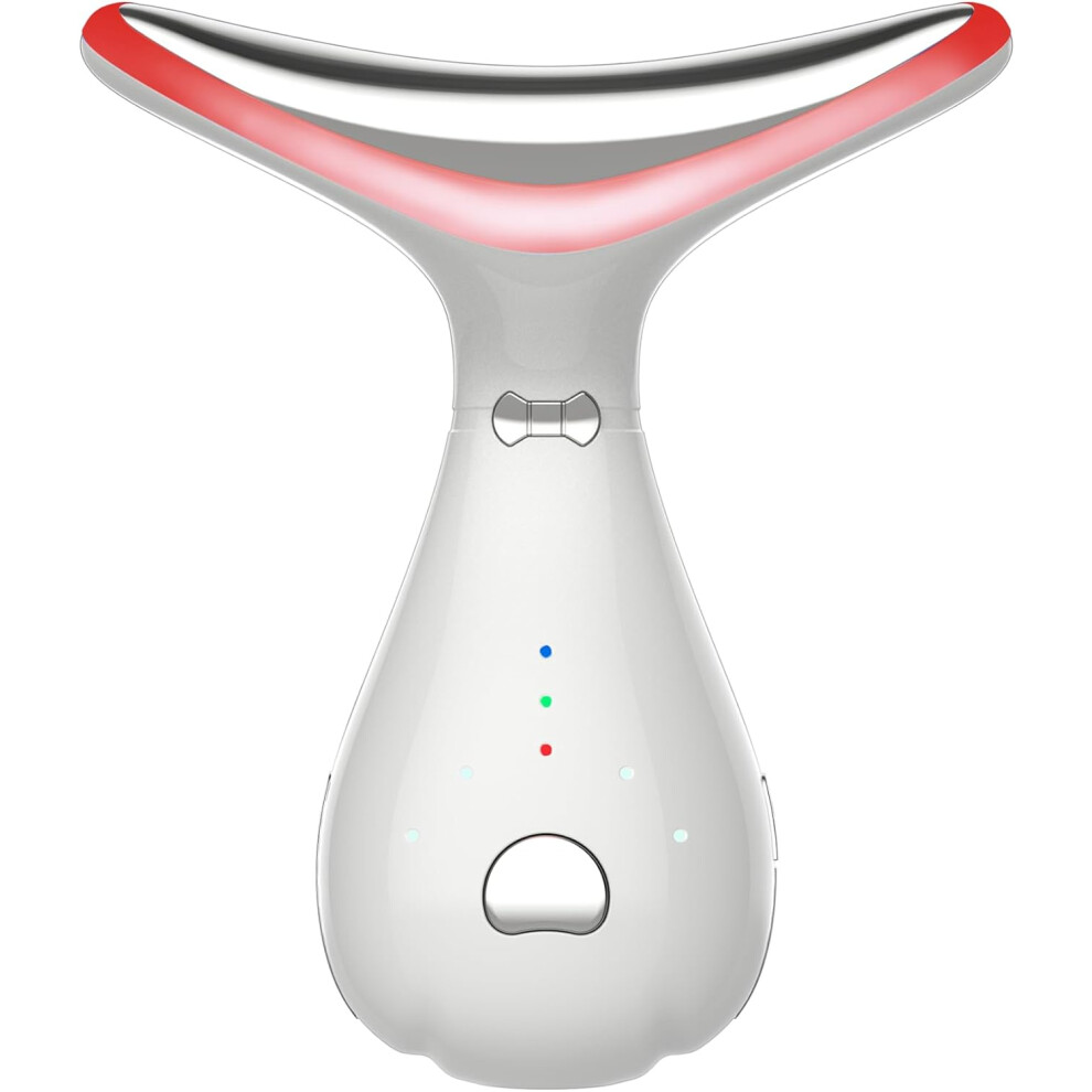 Chronus White Face Massager Electric Facial Lifting Anti-Wrinkle Face Toning Firming For Women(White)