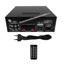 AK55 110-240V Autoverstärker Bluetooth Audio Musik-Player EU-Stecker
