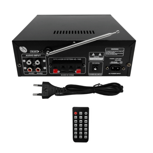 AK55 110-240V Autoverstärker Bluetooth Audio Musik-Player EU-Stecker