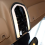 Auto Carbon Fiber Front Leselicht Panel Abdeckung Trim Aufkleber 4