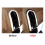 Auto Carbon Fiber Front Leselicht Panel Abdeckung Trim Aufkleber 2