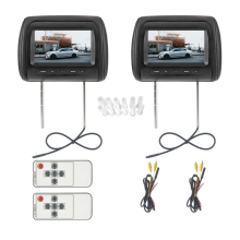 2Pcs Car Headrest Monitor Universal 7 Inch TFT LED Screen