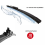 1Set Auto Frontscheibe Wischer Klinge Kit mit Beheizten Washer 6