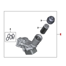 Upgrade Alumunim Motorölfilter Kühler Montage für