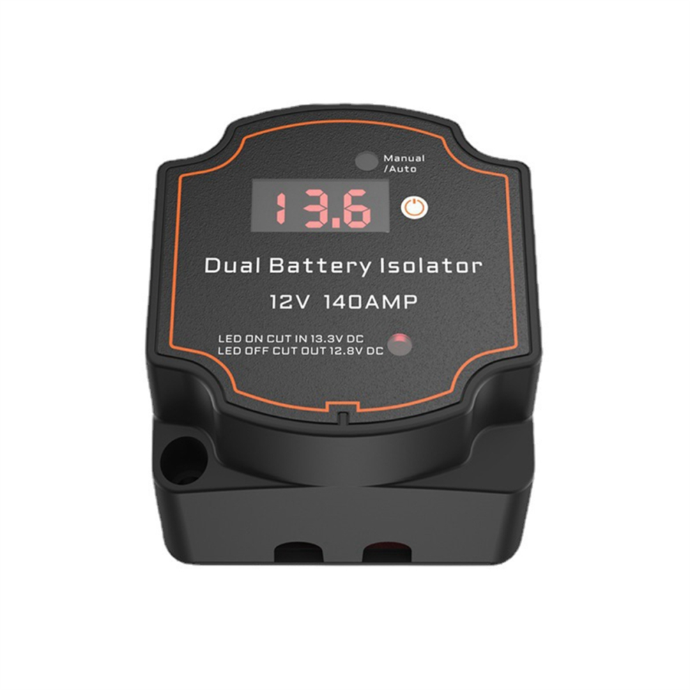 Smart Dual Battery Isolator 12V 140A Digital Voltage Sensitive Relay 4853033803751