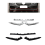 3Pcs Front Bumper Trim Strip for E Class W212 14-16 A2128852674, B 3