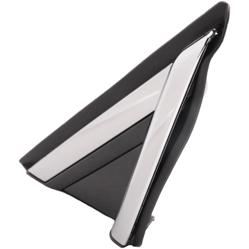 Espelho de ré com placa triangular para acabamento do pilar dianteiro esquerdo do carro 2