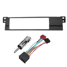 Adaptador de painel de rádio automotivo 1 Din para Série 3 E46 1998-2005