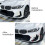 Auto Glanz Schwarz Front Stoßstange Seite Canards Splitter Spoiler Nebel 2