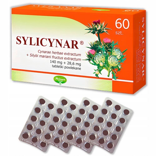 Silicynar, liver damage,  60 tablets