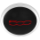 Enjoliveur de moyeu central de roue 133 mm rouge 3