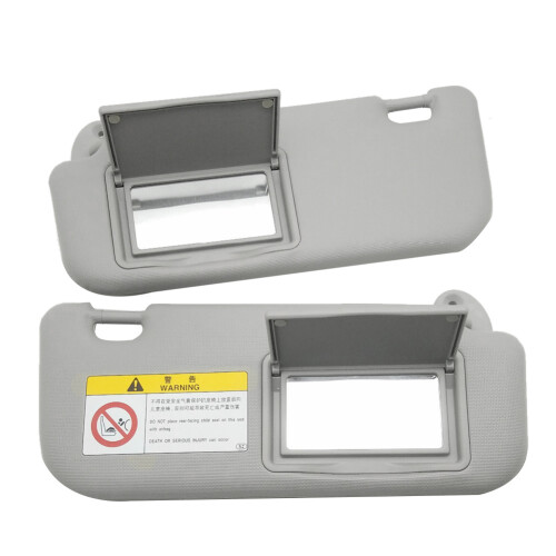 Car Sun Visor for 2014 2015 2016 2017 with Mirror Gray 2