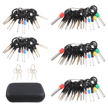 Kit de ferramentas para remoção de extrator de terminal 82PCS, conjunto de ferramentas para chaves de despinning