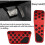 Auto aluminium pedaal voor oplader 300, rood 4