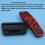 Auto aluminium pedaal voor oplader 300, rood 6