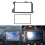 Panel de salpicadero estéreo 2DIN para SSANG Actyon LHD 2