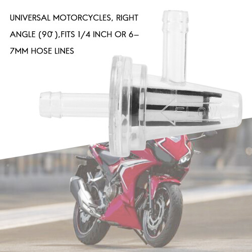 3Pcs Universal Motorcycle Fuel Filter 6mm Hose for 2