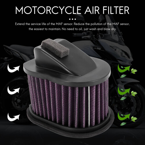 Motorrad Luftfilter Ansaugfilter Für Z750 2004-2012 Z800 1