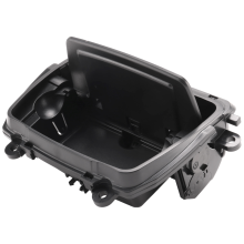 Conjunto de cinzeiro do console central em plástico preto para BMW Série 5