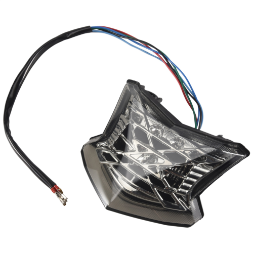 Motorfiets geïntegreerd LED-achterlicht remlicht (wit) 1