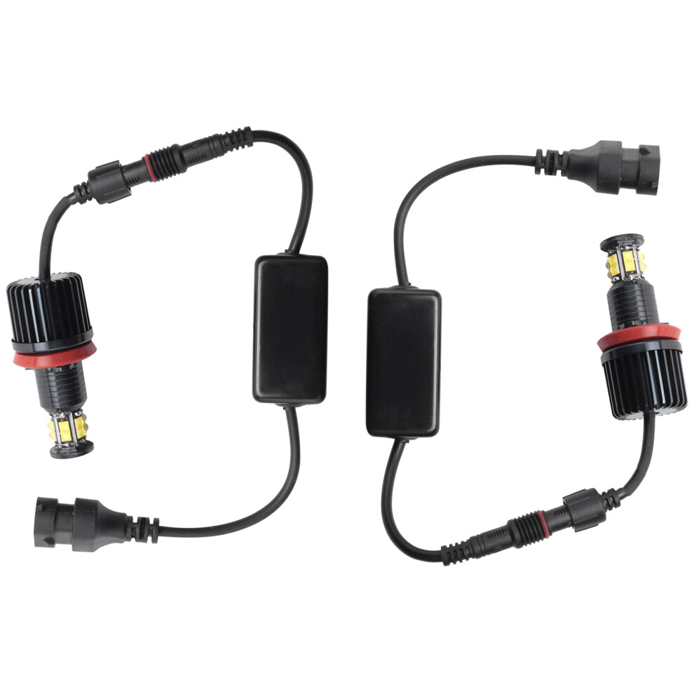 1 Pair 120W 12LED Car Angel Eye Marker Headlights for E82 E90 E92-image-OPC-PHQP9D5-NEW