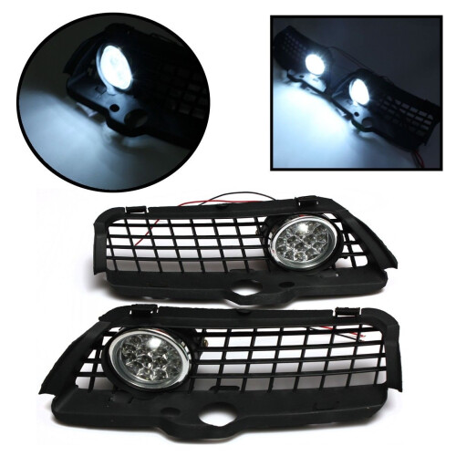 Mk3 Golf Μπροστινό Πλέγμα Προφυλακτήρα Με LED DRL Και Φανάρι Ομίχλης 2