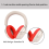 Ear Pads Replacement for QC Headphone White 5
