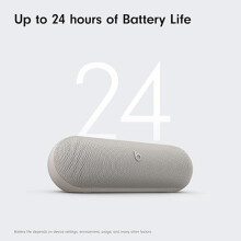 Beats Pill Wireless Speaker Portable Bluetooth Kim Kardashian edition Light Gray