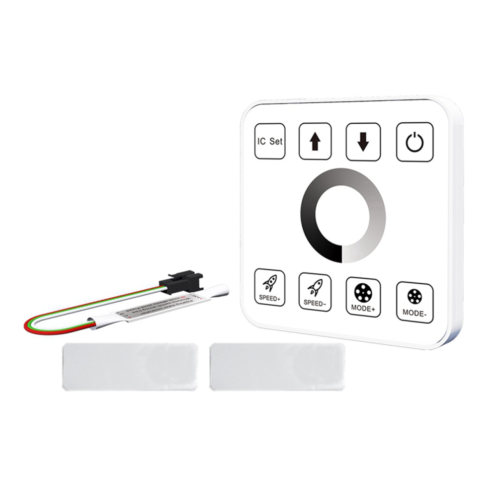 LED Strip Light Controller with Touch Panel Wireless Controller,B