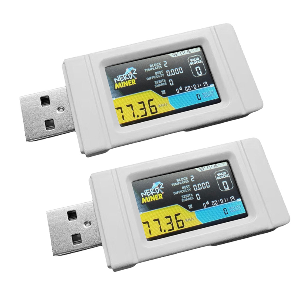 Minatore Usb Nerdminer Da 2 Pezzi, 77KH/S, Per Mining Di Lotteria Btc Solo-image