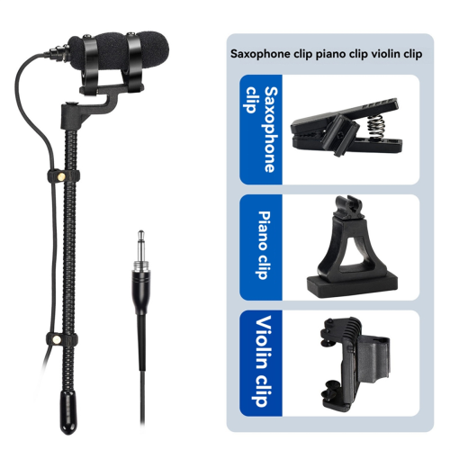 IM-22 Bedrade microfoon voor saxofoon, viool, mini draagbare saxofoonmicrofoon, L3 1