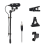IM-22 Bedrade microfoon voor saxofoon, viool, mini draagbare saxofoonmicrofoon, L4 1