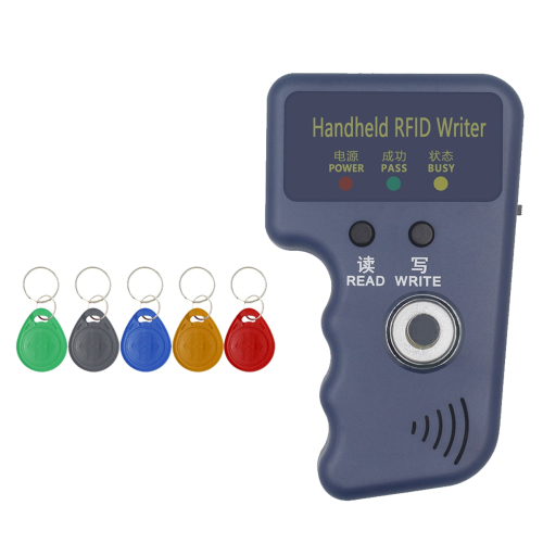 Αναγνώστης καρτών RFID με αντιγραφή + 5XT5577 Αναγνώστης μπρελόκ με αντιγραφή 1