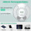 Νέο φορητό CD player, USB player, διπλά στερεοφωνικά ηχεία, μαύρο 6
