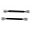 2pcs- 20cm Coaxial Cable Window/Door Pass Through Flat Cable 4